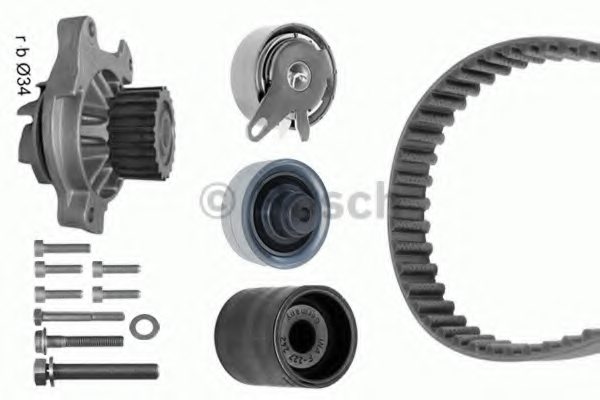 BOSCH 1 987 946 449 Water Pump & Timing Belt Kit
